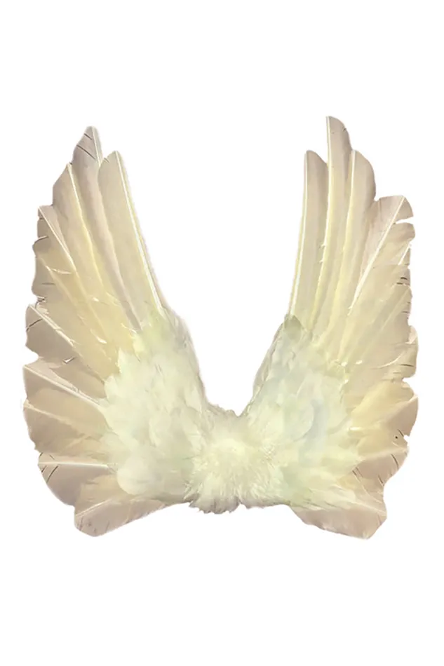 Stonehart Jewelry Earrings Designer Made Floating Wings in Butter Yellow