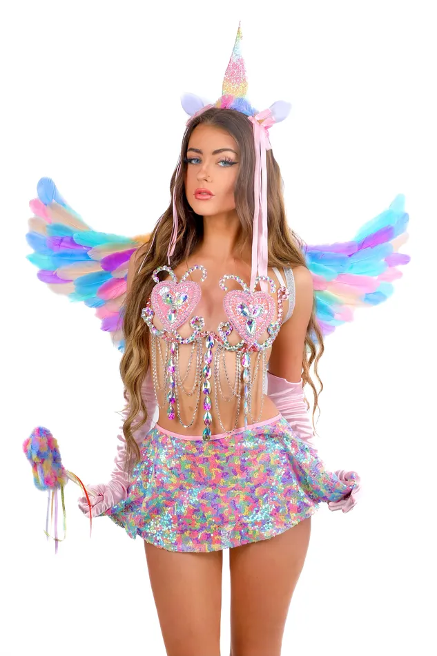 THE LUMI SHOP Earrings FULL OUTFIT Cotton Candy Unicorn 6 pcs