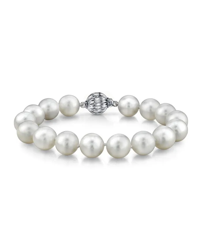 1112mm White South Sea Pearl Bracelet spt Bracelets