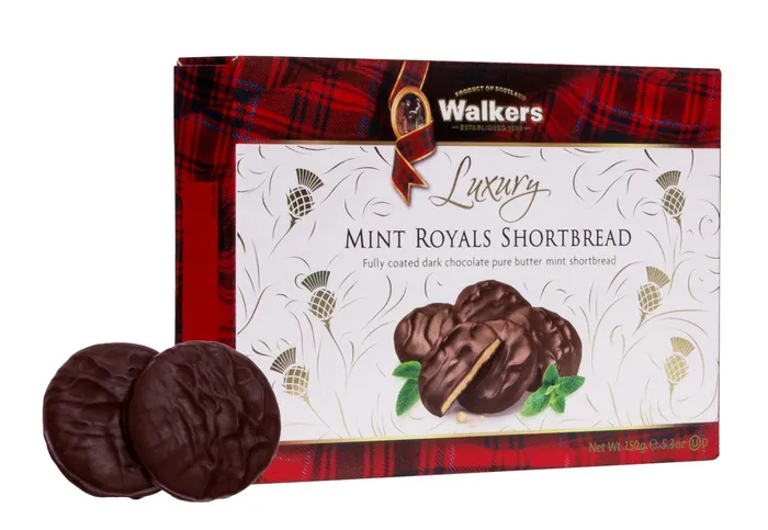 Tree of Life Earrings Walkers Mint Royals Shortbread 150g