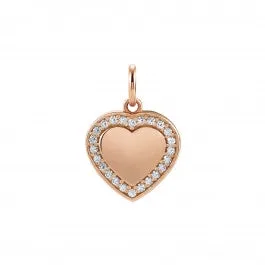 Necklaces Nomination Nomination Sterling Rose Gold Plated My PendantsHeart Pendant with CZ Necklaces Nomination Nomination Sterling Rose Gold Plated My PendantsHeart Pendant with CZ