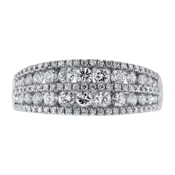 Rings 18kt White Gold Diamond Wedding Band 110ct Diamonds R080371 Diamond Source NYC Rings 18kt White Gold Diamond Wedding Band 110ct Diamonds R080371 Diamond Source NYC