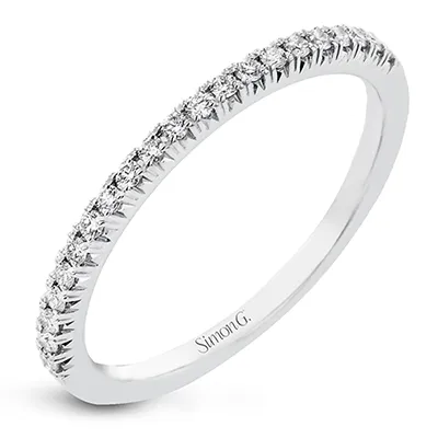 International Diamond Center PreStyled Sets Simon G Wedding Band in 18k Gold with Diamonds 016CTW International Diamond Center PreStyled Sets Simon G Wedding Band in 18k Gold with Diamonds 016CTW