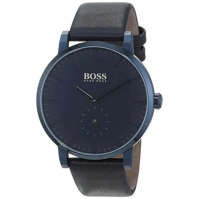 Hugo Boss Mens Quartz Watch Essence Blue Dial Blue Leather Strap 1513502 Hugo Boss Watches Hugo Boss Mens Quartz Watch Essence Blue Dial Blue Leather Strap 1513502 Hugo Boss Watches