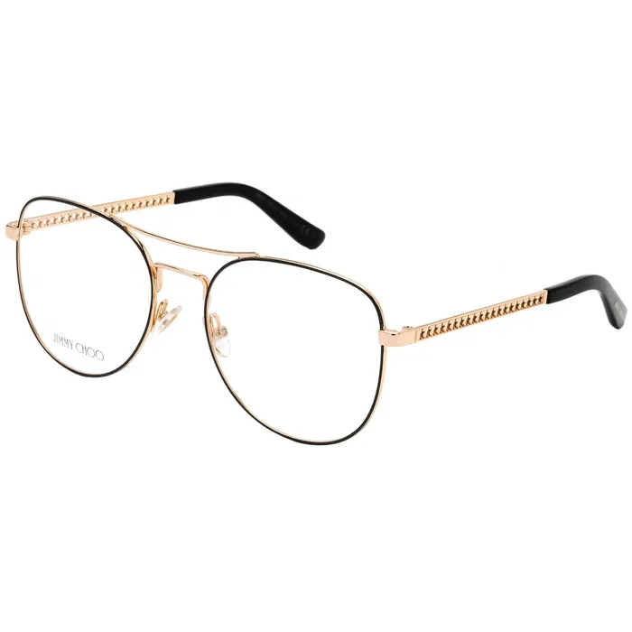 PreStyled Sets Jimmy Choo Jimmy Choo Womens Eyeglasses Clear Demo Lens Dark Ruthenium Gold JC 200 0VUE 00 PreStyled Sets Jimmy Choo Jimmy Choo Womens Eyeglasses Clear Demo Lens Dark Ruthenium Gold JC 200 0VUE 00