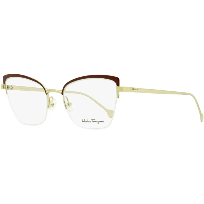 Salvatore Ferragamo PreStyled Sets Salvatore Ferragamo Womens Eyeglasses GoldBurgundy SALVATORE FERRAGAMO2182 744 Salvatore Ferragamo PreStyled Sets Salvatore Ferragamo Womens Eyeglasses GoldBurgundy SALVATORE FERRAGAMO2182 744