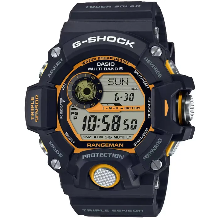 Watches Casio Casio Mens Watch GShock Master of G Rangeman Black Strap Digital Alarm GW9400Y1 Watches Casio Casio Mens Watch GShock Master of G Rangeman Black Strap Digital Alarm GW9400Y1