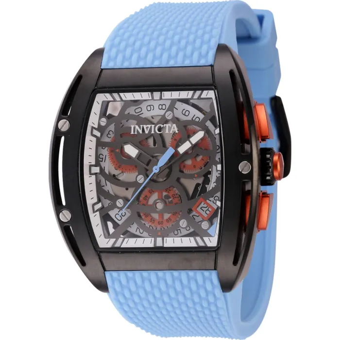 Watches Invicta Invicta Mens Watch S1 Rally Chronograph Light Blue Silicone Rubber Strap 45187 Watches Invicta Invicta Mens Watch S1 Rally Chronograph Light Blue Silicone Rubber Strap 45187